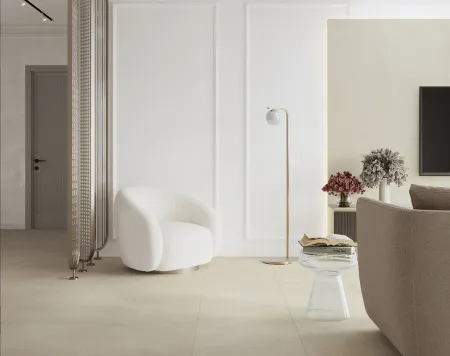 Керамогранит Эволюшн Крема кремовый SG602420R 59,5х59,5 Матовый Карвинг "Ceradim"