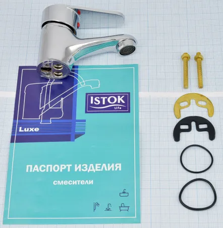 Смеситель для умыв..одноруч."Istok life",картридж35 (0402.715)