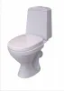 Унитаз-компакт W 102 кос.выпуск, ниж.подвод, сид. полипропилен (GESSO)