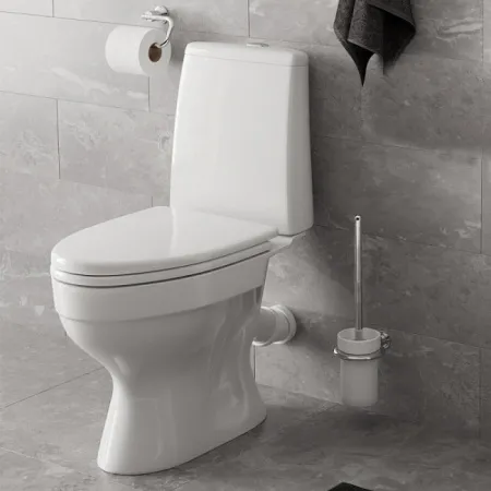 Унитаз-компакт W 101 кос.выпуск, ниж.подвод, сид. полипропилен (GESSO)