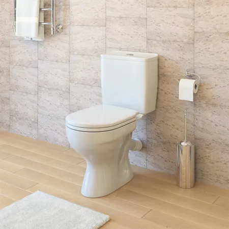 Унитаз-компакт Проксима кос.выпуск, ниж. подвод,,сид. полипропилен (GESSO)