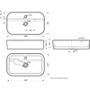 Умывальник Infinity Shelf накладной "Sanita Lux"