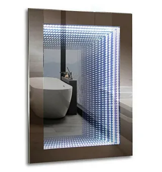 Зеркало "Галактика" 600*800 (LED подсветка,выключатель-датчик на движенеи,диммер) гор/верт крепл.