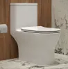 Унитаз-монолит SM9618 безободковый, каскадный слив "Eva Gold"