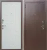 Дверь метал.Гарда 6см антик Белый ясень 960 L (Россия)