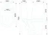 Унитаз-компакт W 102 кос.выпуск, ниж.подвод, сид. полипропилен (GESSO)